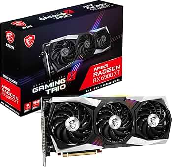 グラフィックボード・グラボ・ビデオカード AMD Radeon RX 6900 XT GAMING Z TRIO 16G Amazon.com: MSI Gaming Radeon RX 6900 XT Boost Clock Up to 2340